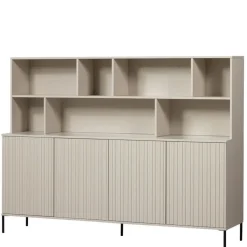 WOOOD Wandkast New Gravure Dust - 200x150x44 cm