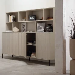 WOOOD Wandkast New Gravure Dust - 200x150x44 cm