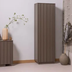 WOOOD Wandkast Nova Truffel - 67x215x40 cm