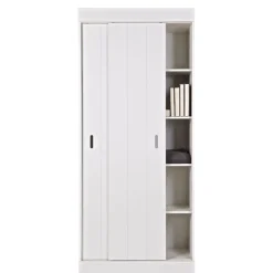 WOOOD Wandkast Row Wit - 85x195x44 cm