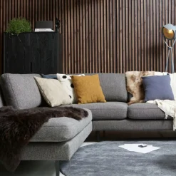 WOOOD Wandkast Silas Zwart - 85x149x36 cm