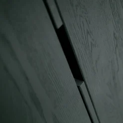 WOOOD Wandkast Silas Zwart - 85x149x36 cm