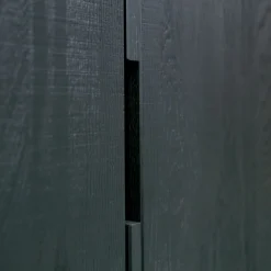 WOOOD Wandkast Silas Zwart - 85x149x36 cm