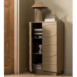 WOOOD Wandkast Teo Mud - 72x116x35 cm