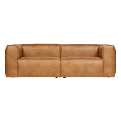 WOOOD 3,5-Zitsbank Bean Cognac