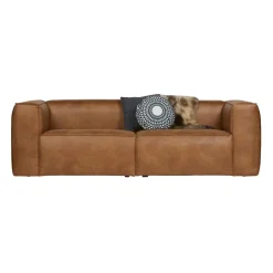 WOOOD 3,5-Zitsbank Bean Cognac