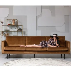 WOOOD 3-Zitsbank Rodeo Honinggeel