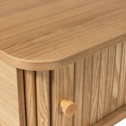 WOOOD Zwevend Nachtkastje Jena Naturel - 40x15x30 cm