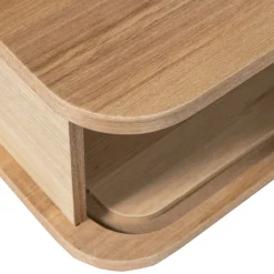 WOOOD Zwevend Nachtkastje Jena Naturel - 40x15x30 cm