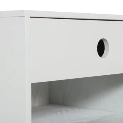 WOOOD Zwevend Nachtkastje Nancy Mist - 34x20x30 cm