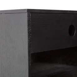 WOOOD Zwevend Nachtkastje Nancy Zwart - 34x20x30 cm