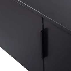 WOOOD (Zwevend) TV-meubel Gunnar Zwart - 200x56x44 cm