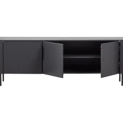 WOOOD (Zwevend) TV-meubel Gunnar Zwart - 154x56x44 cm