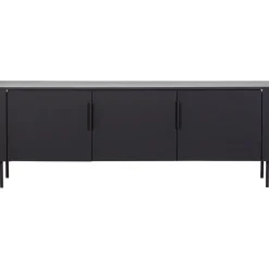 WOOOD (Zwevend) TV-meubel Gunnar Zwart - 154x56x44 cm