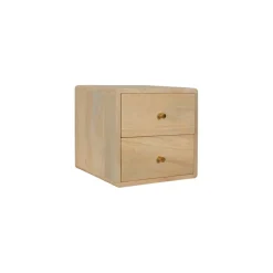 Zwevend Nachtkastje Borba Naturel - 30x30x30 cm