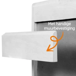 Zwevend Nachtkastje Borba Blush - 30x30x30 cm