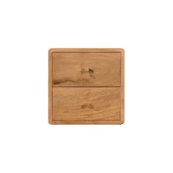 Zwevend Nachtkastje Borba Lichtbruin - 30x30x30 cm