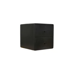 Zwevend Nachtkastje Borba Zwart - 30x30x30 cm