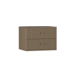 Zwevend Nachtkastje Sem Bruin - 45x31x35 cm