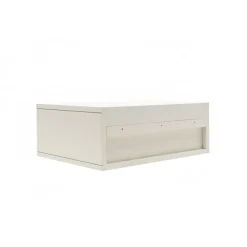 Zwevend Nachtkastje Sem Ivoor - 45x18x35 cm