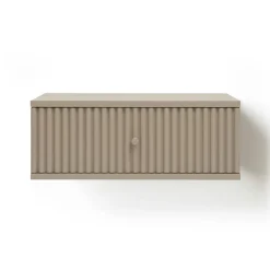 Zwevend Nachtkastje Sem Taupe - 45x18x35 cm