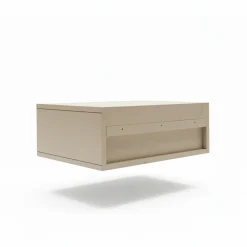 Zwevend Nachtkastje Sem Taupe - 45x18x35 cm