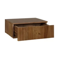 Zwevend Nachtkastje Sem Walnoot - 45x18x35 cm