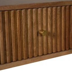 Zwevend Nachtkastje Sem Walnoot - 45x18x35 cm